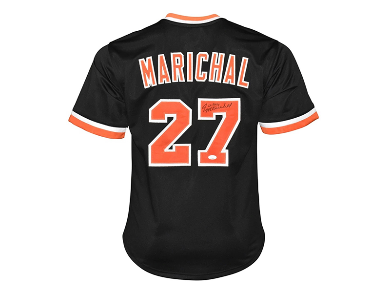 Juan Marichal Autographed San Francisco Black Baseball Jersey (JSA)