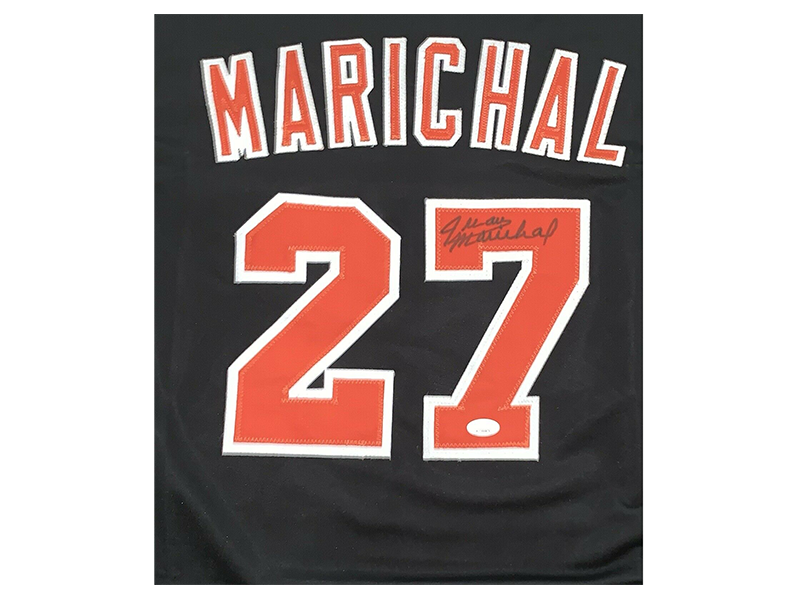 Juan Marichal Autographed San Francisco Black Baseball Jersey (JSA)