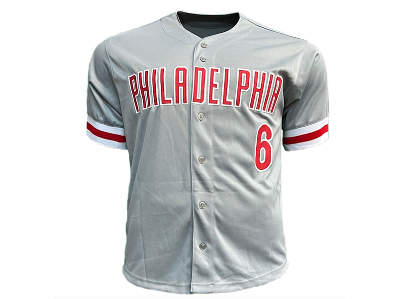 Ryan Howard Autographed Philadelphia Gray Baseball Jersey (JSA)