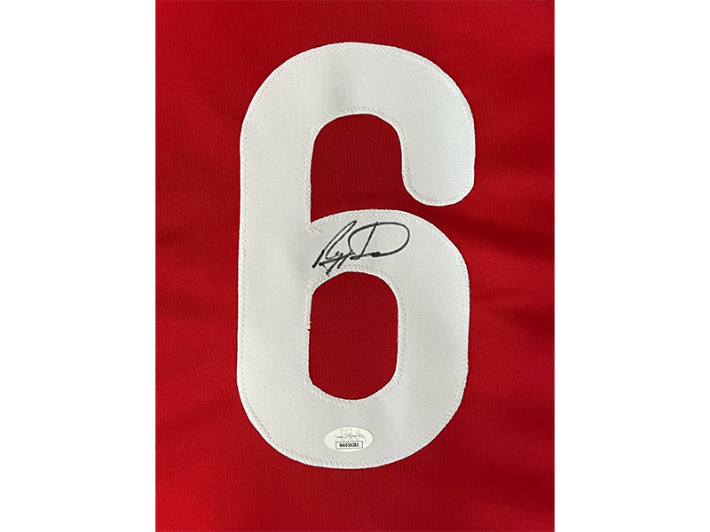 Ryan Howard Autographed Philadelphia Red Baseball Jersey (JSA)