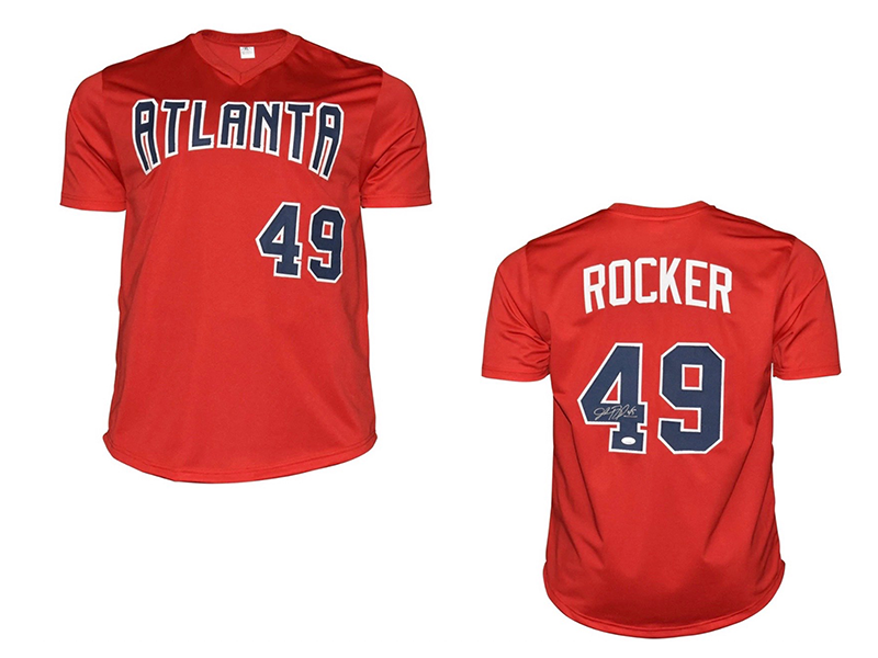 John Rocker Autographed Atlanta Red Baseball Jersey (JSA)