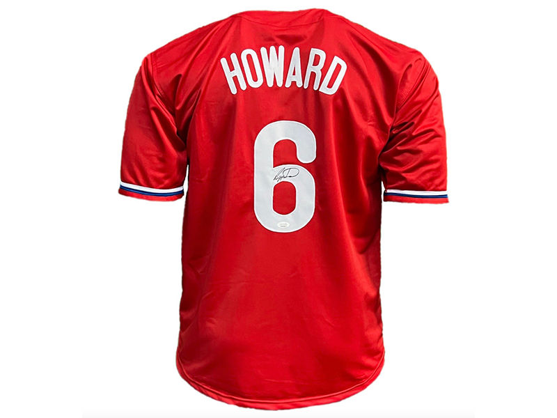 Ryan Howard Autographed Philadelphia Red Baseball Jersey (JSA)