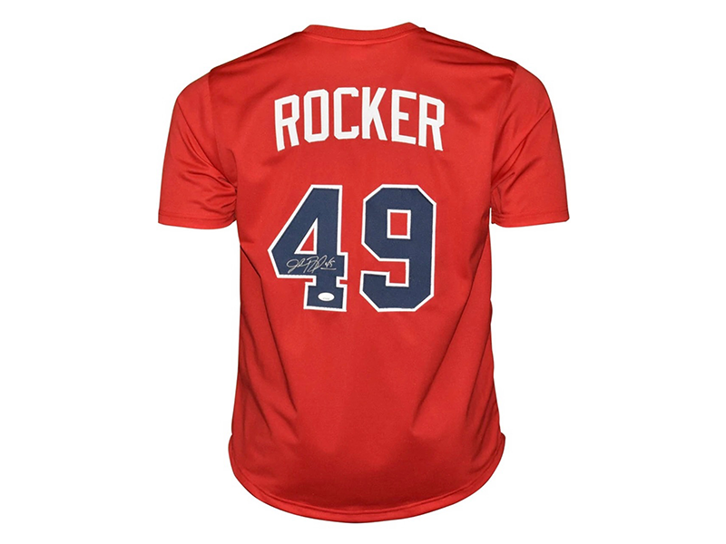 John Rocker Autographed Atlanta Red Baseball Jersey (JSA)