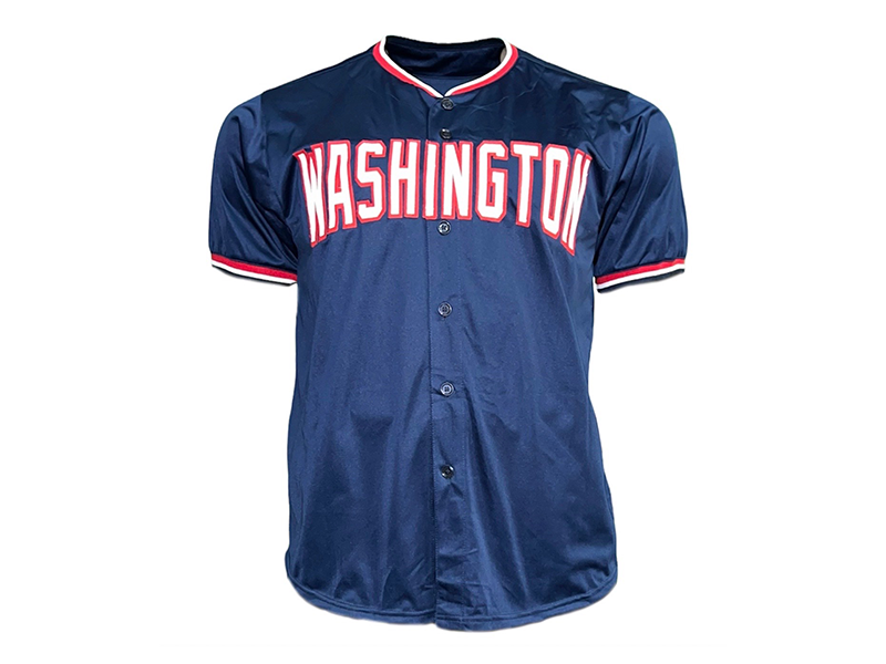 Juan Soto Autographed Washington Blue Pro Style Baseball Jersey Beckett