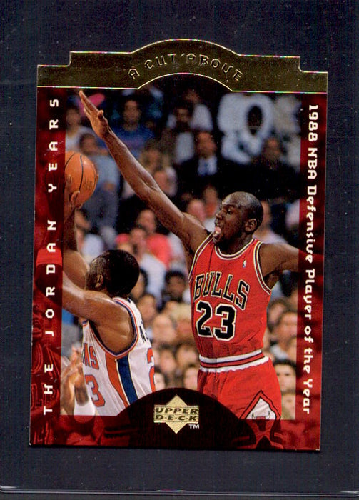 Michael Jordan Bulls #4 1996-1997 Upper Deck Collectors Choice NBA Basketball GOLD Die Cut Insert Card