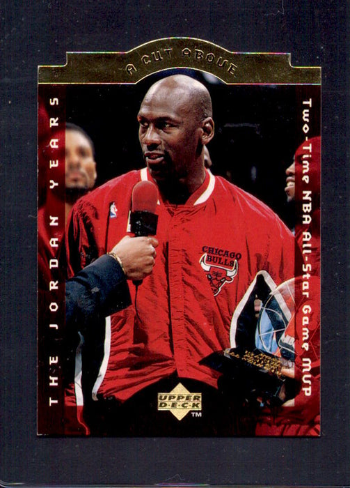 Michael Jordan Bulls #6 1996-1997 Upper Deck Collectors Choice NBA Basketball GOLD Die Cut Insert Card