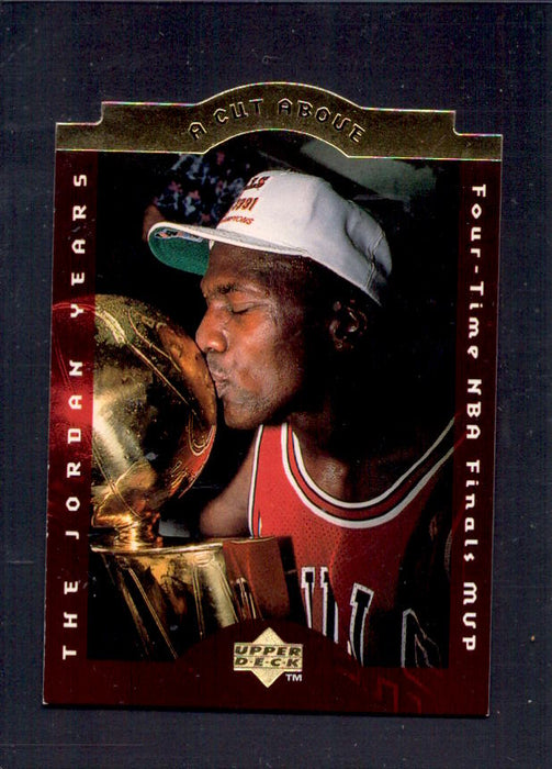 Michael Jordan Bulls #9 1996-1997 Upper Deck Collectors Choice NBA Basketball GOLD Die Cut Insert Card