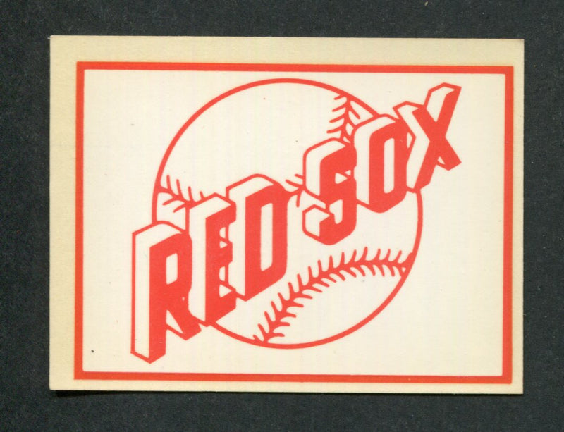 Boston Red Sox 1961 Fleer Major League Baseball Licensed Team Decal Card