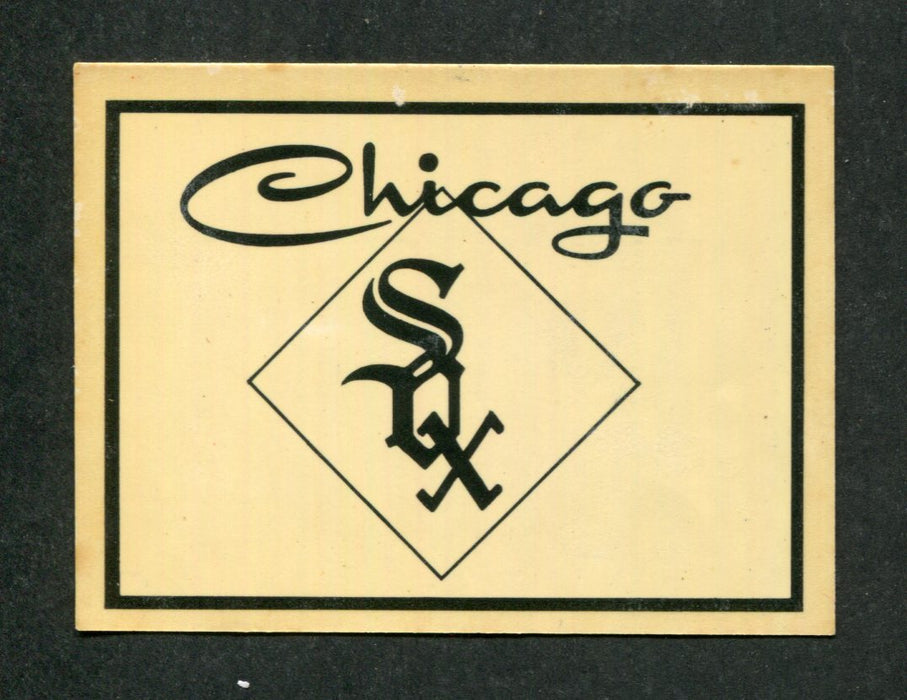 Chicago White Sox 1961 Fleer Major League Baseball Licensed Team Decal Card