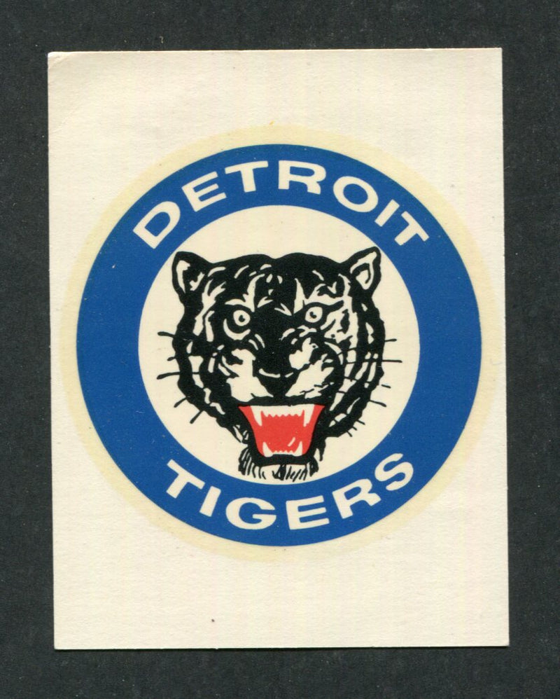 Detroit Tigers 1961 Fleer Major League Baseball Licensed Team Decal Card