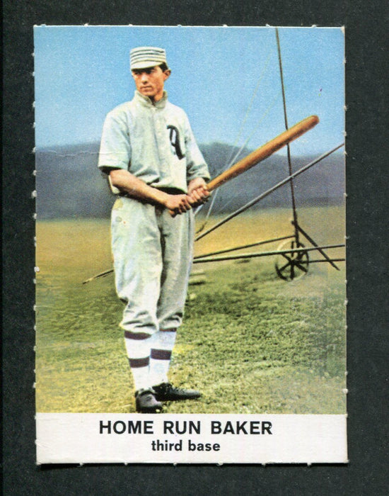 John Home Run Baker #21 3rd Base 1961 Golden Press Original Vintage Baseball Card