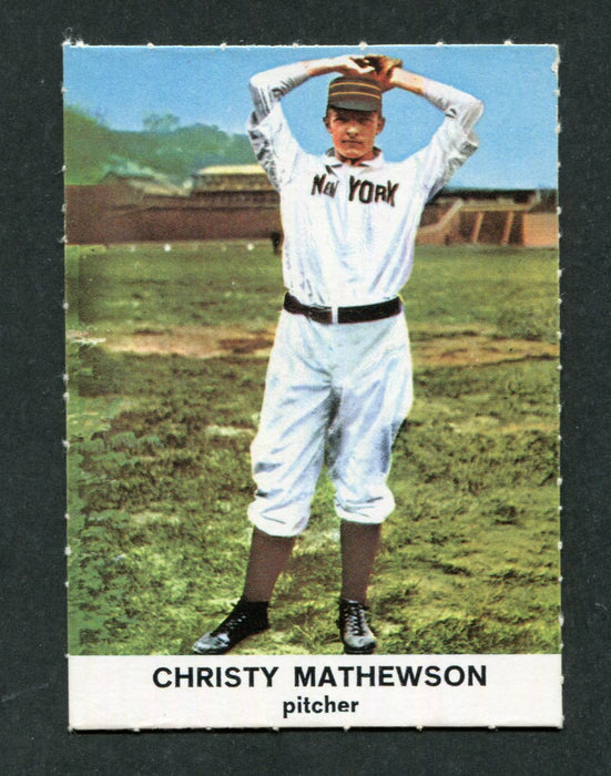 Christy Mathewson #24 Pitcher 1961 Golden Press Original Vintage Baseball Card