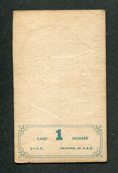 #01 Carl Yastrzemski 1965 Topps Embossed Gold Baseball Card