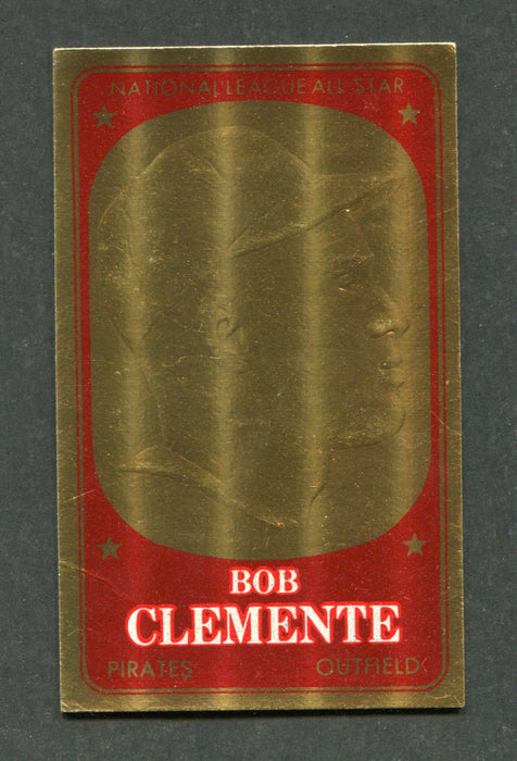 #19 Roberto Clemente 1965 Topps Embossed Gold Baseball Card