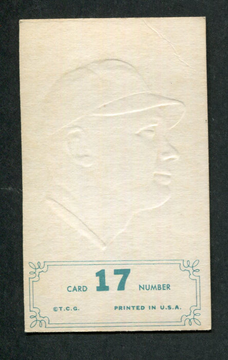 #17 Jim Bunning 1965 Topps Embossed Gold Baseball Card