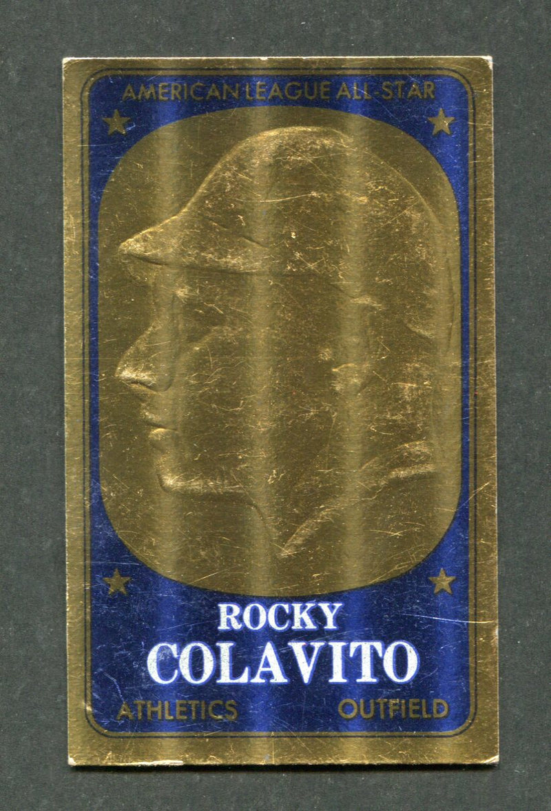 #46 Rocky Colavito 1965 Topps Embossed Gold Baseball Card