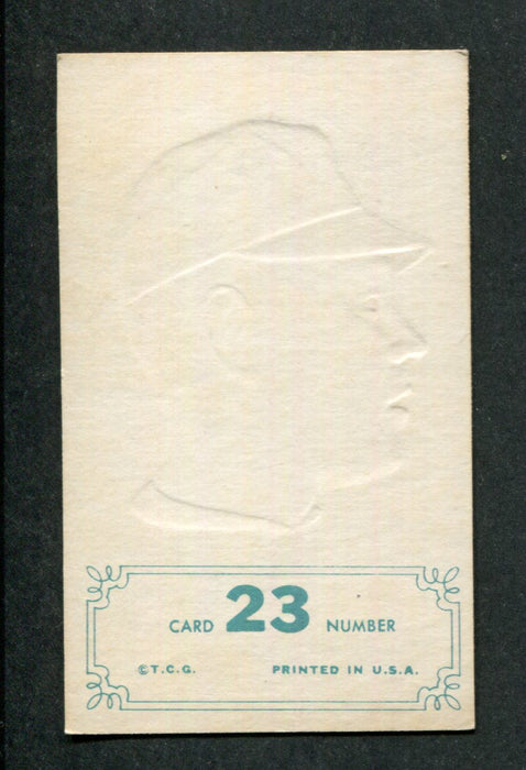 #23 Bill Mazeroski 1965 Topps Embossed Gold Baseball Card