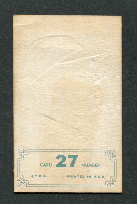 #27 Willie Mays 1965 Topps Embossed Gold Baseball Card
