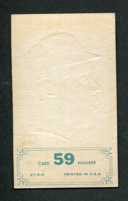 #59 Hank Aaron 1965 Topps Embossed Gold Baseball Card