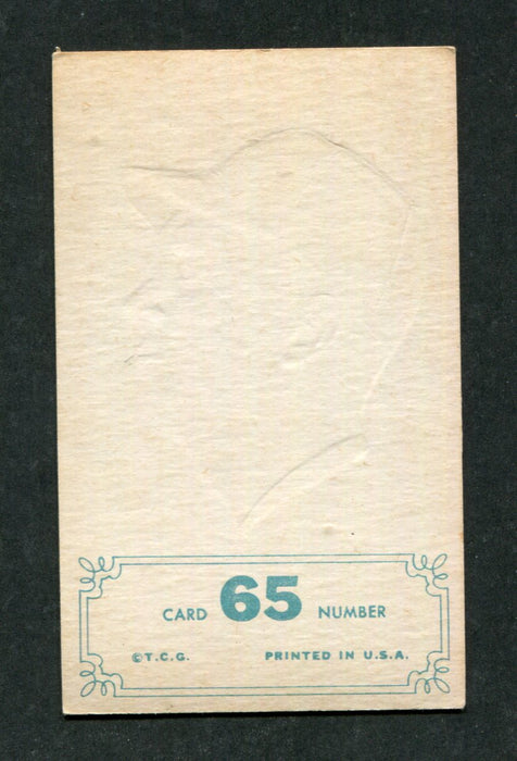 #65 Bobby Richardson 1965 Topps Embossed Gold Baseball Card
