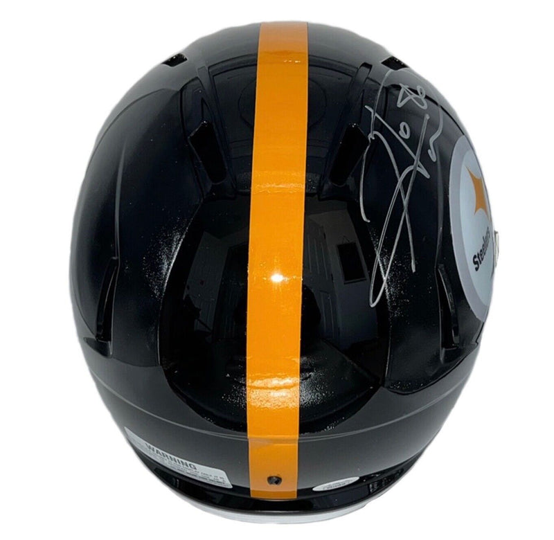 Hines Ward Autographed Pittsburgh Steelers Full Size Speed Football Helmet (JSA)