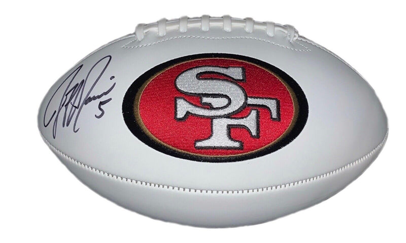 Jeff Garcia Autographed San Francisco 49ers Logo Football JSA