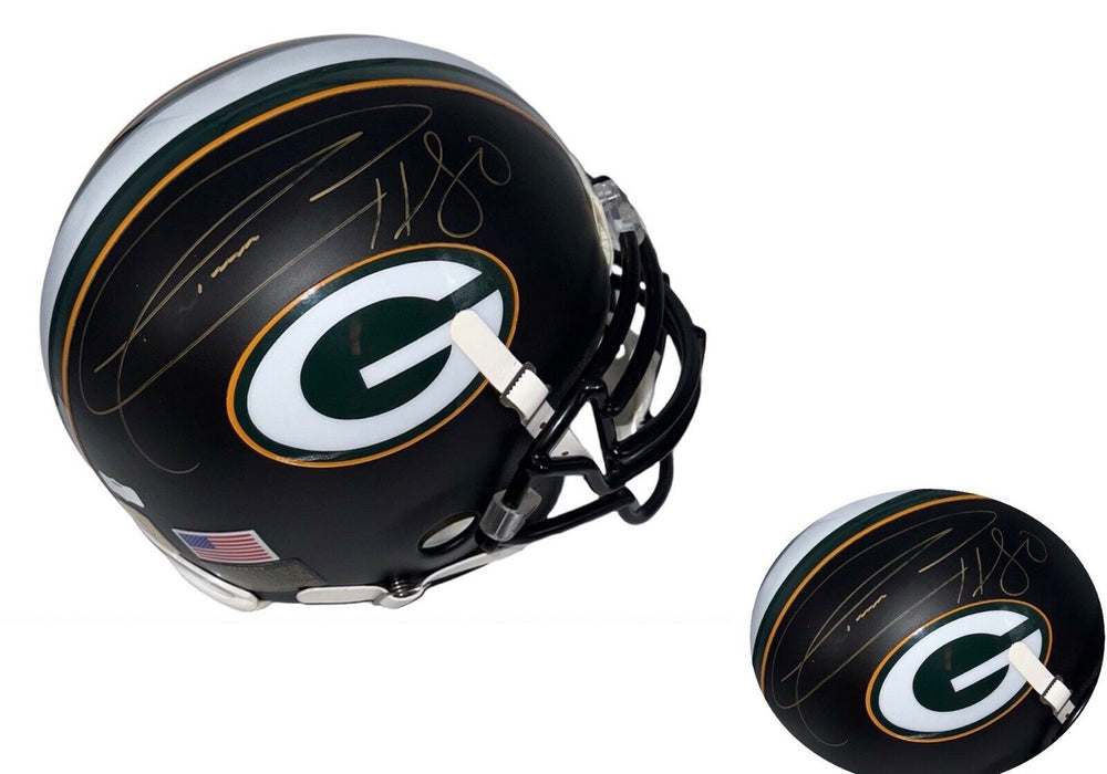 Donald Driver Packers Autographed Custom Full Size Replica Football Helmet Driver Holo